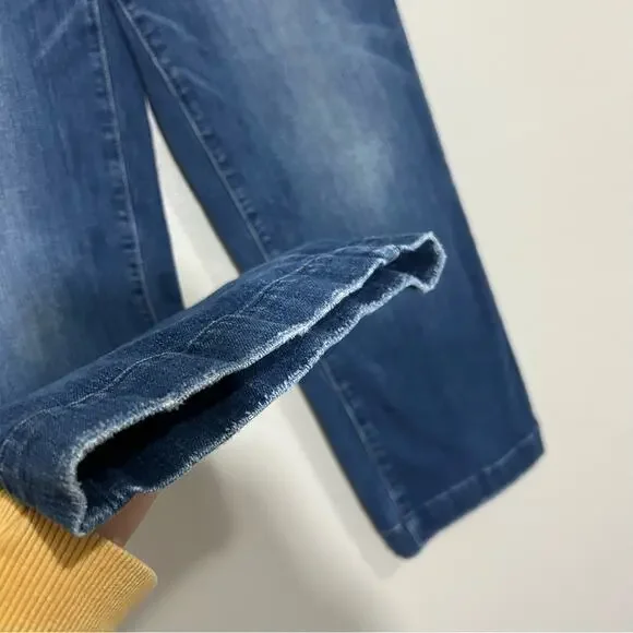 Paige Nellie High-Rise Culotte Jeans Medium
Wash Denim Crop Wide Leg Size 24 - Picture 6 of 13